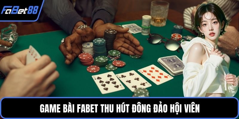 Game bài FABET thu hút đông đảo hội viên
